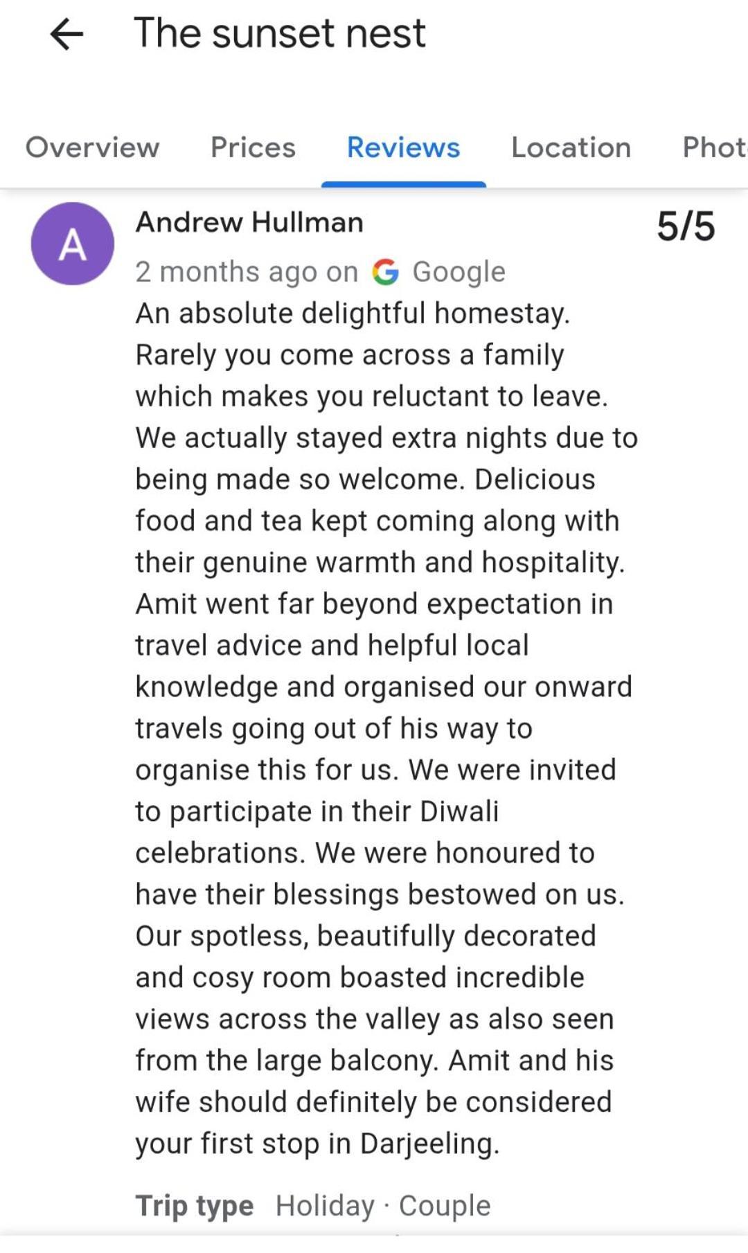 The Sunset Nest Offbeat Homestay Darjeeling (West Bengal)