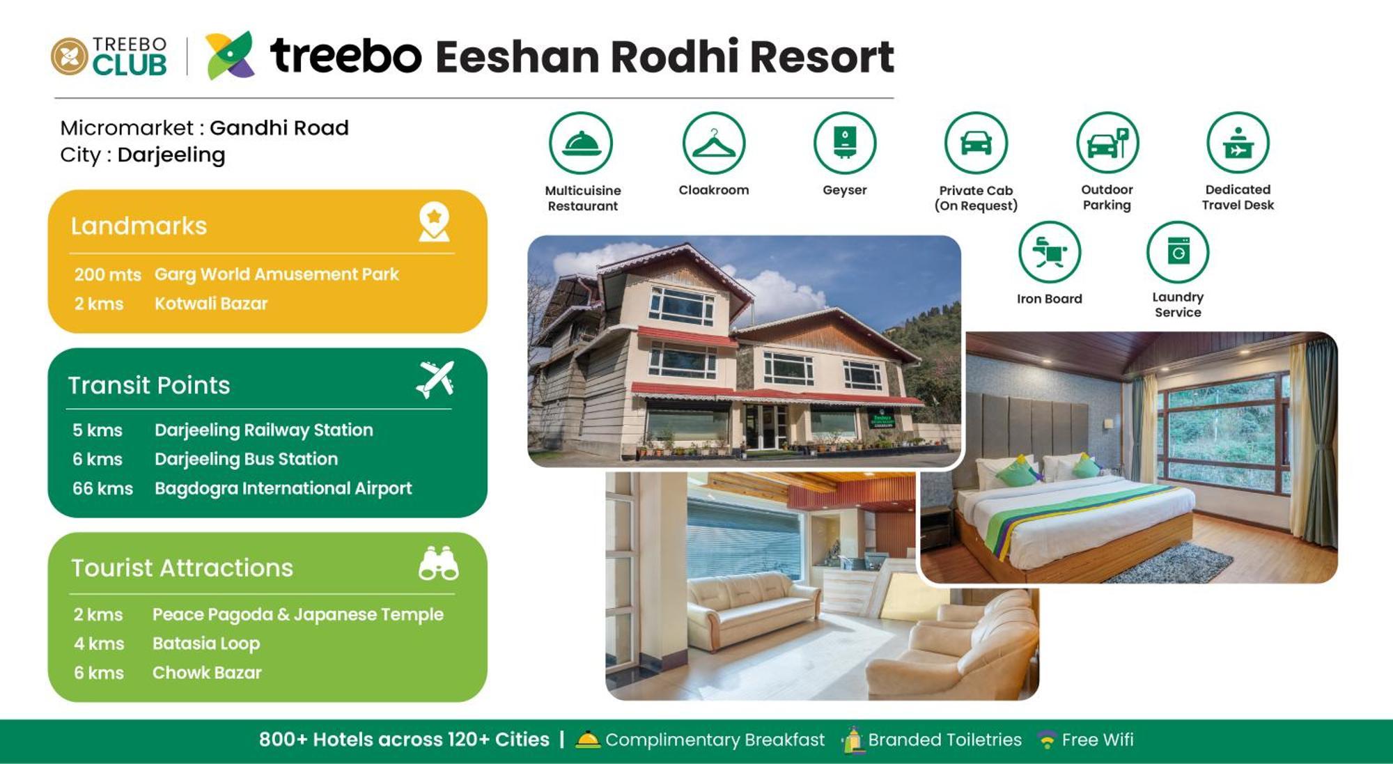 Hotel Treebo Eeshan Rodhi Resort, Darjeeling 3*